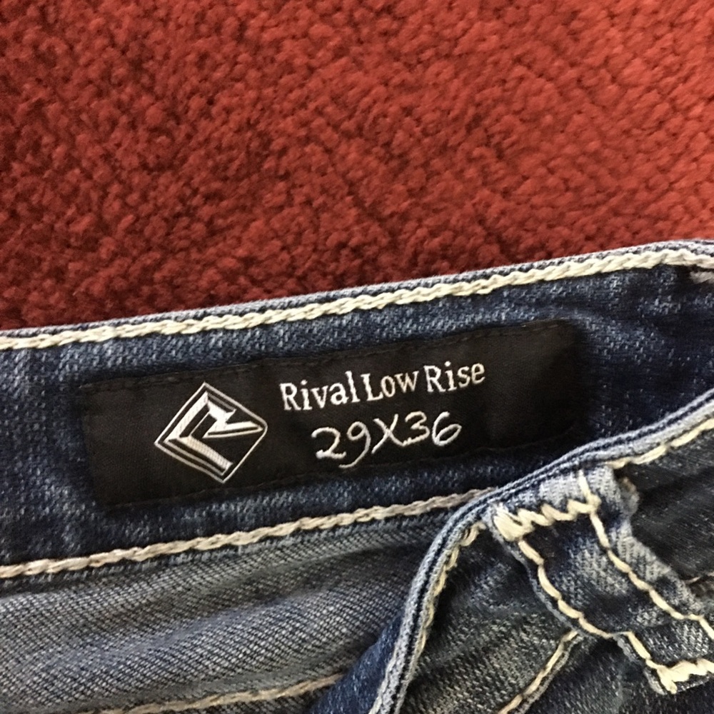 Rock and roll cowgirl low rise jeans 29x36
